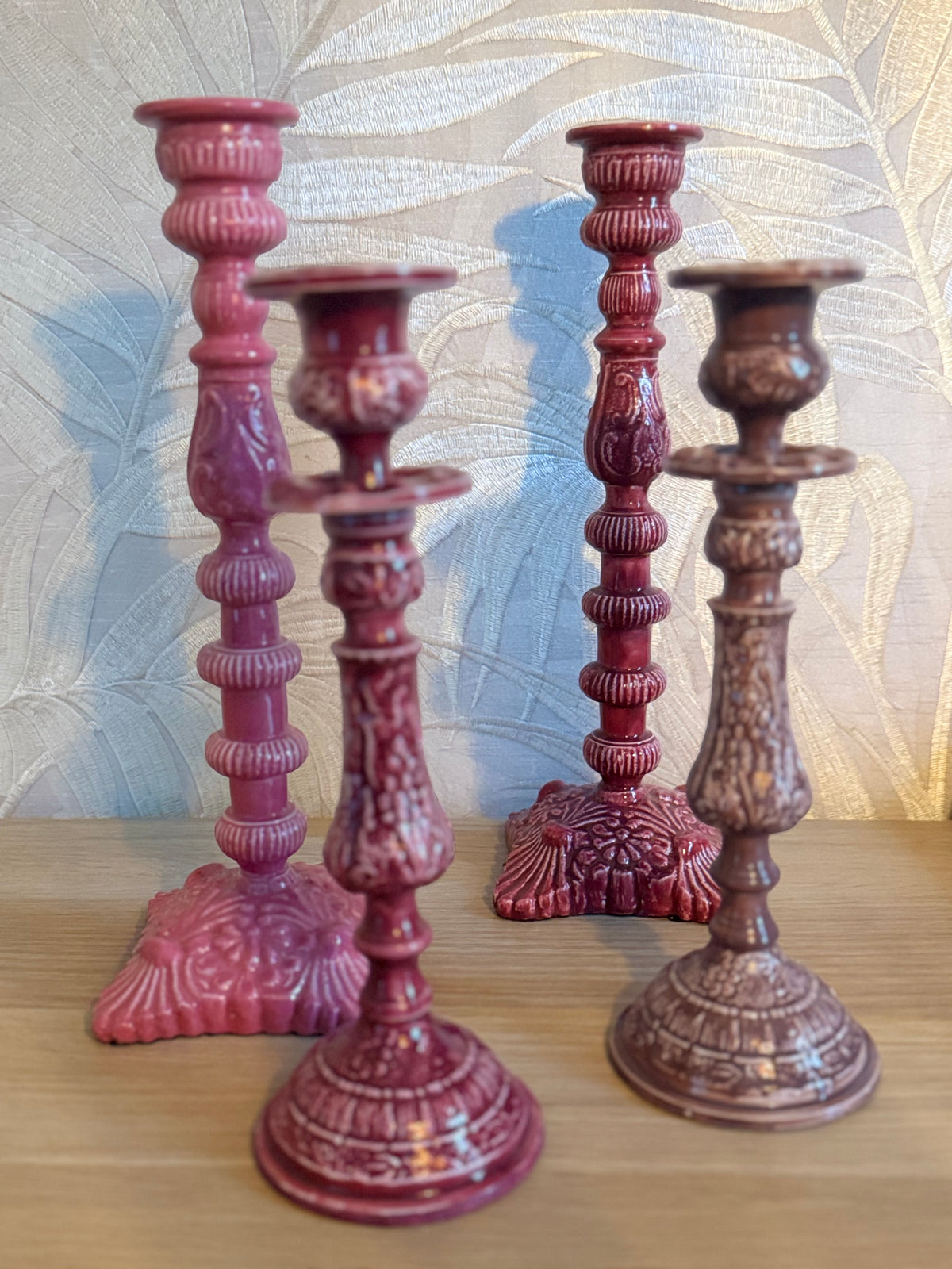 Kandelaar Dulce Burgundy