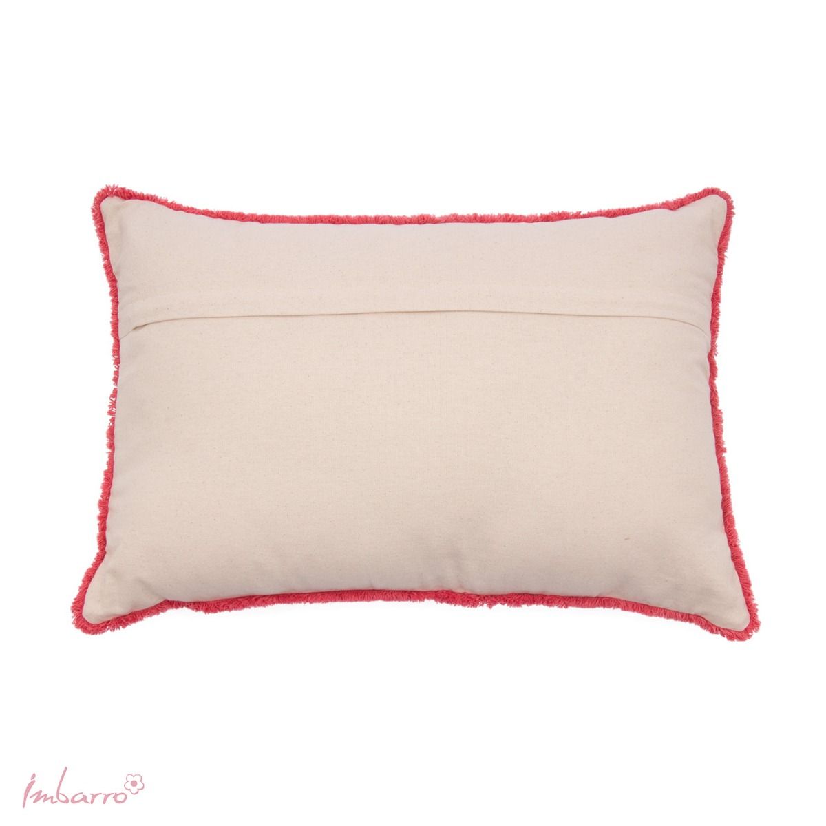 kussen ibiza beige rood roze