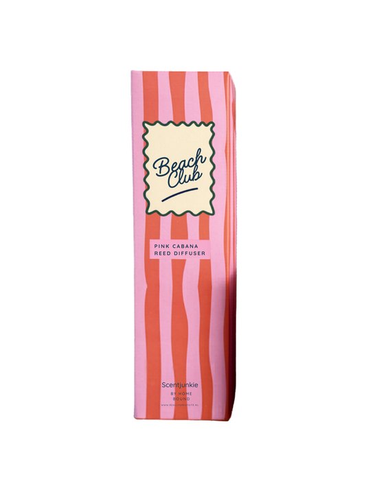 Geurdiffuser stokjes Pink Cabana verpakking