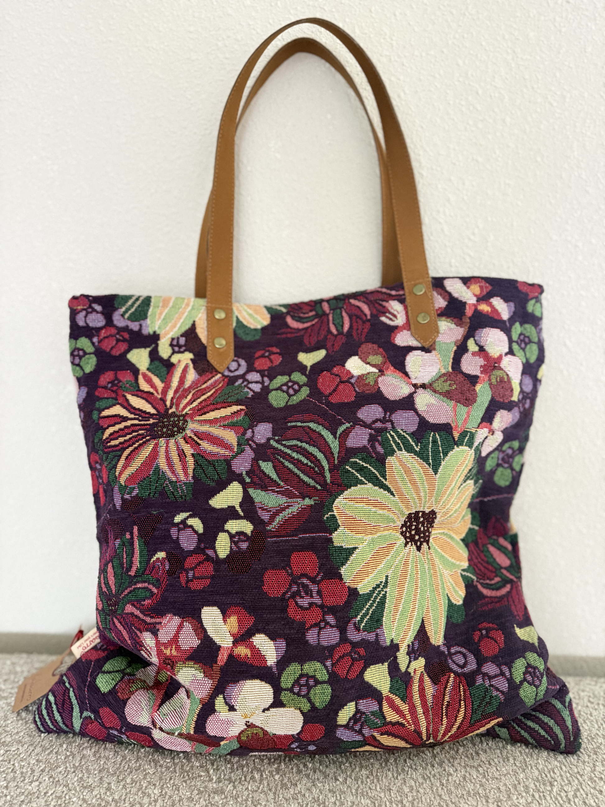 Shopper tas strandtas met rits zijkant