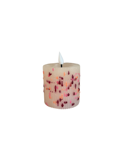 Led kaars confetti 