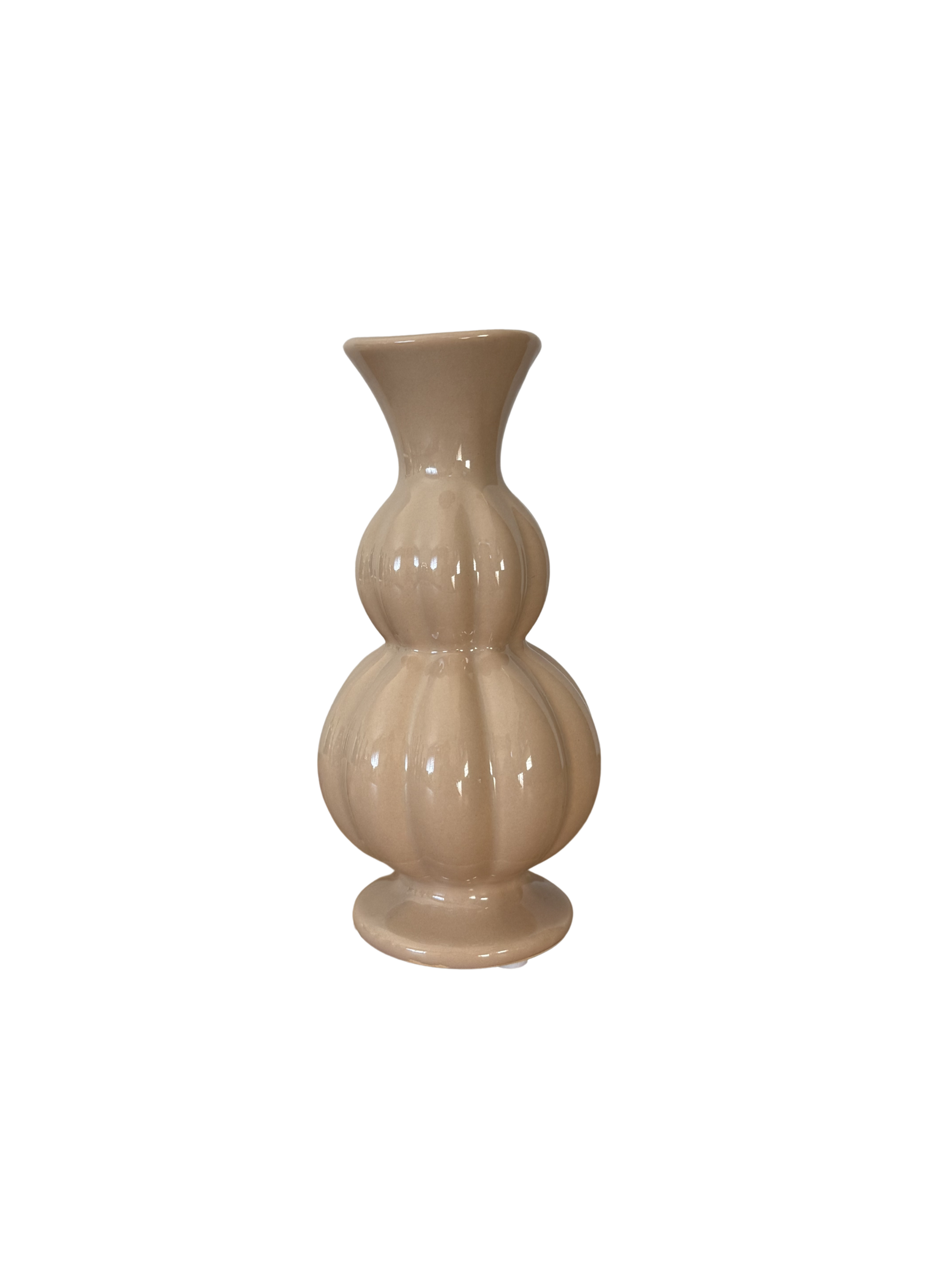 Keramieken vaas beige 