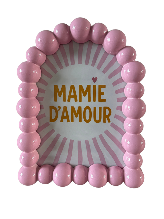 Fotolijst roze bolletjes cadeau