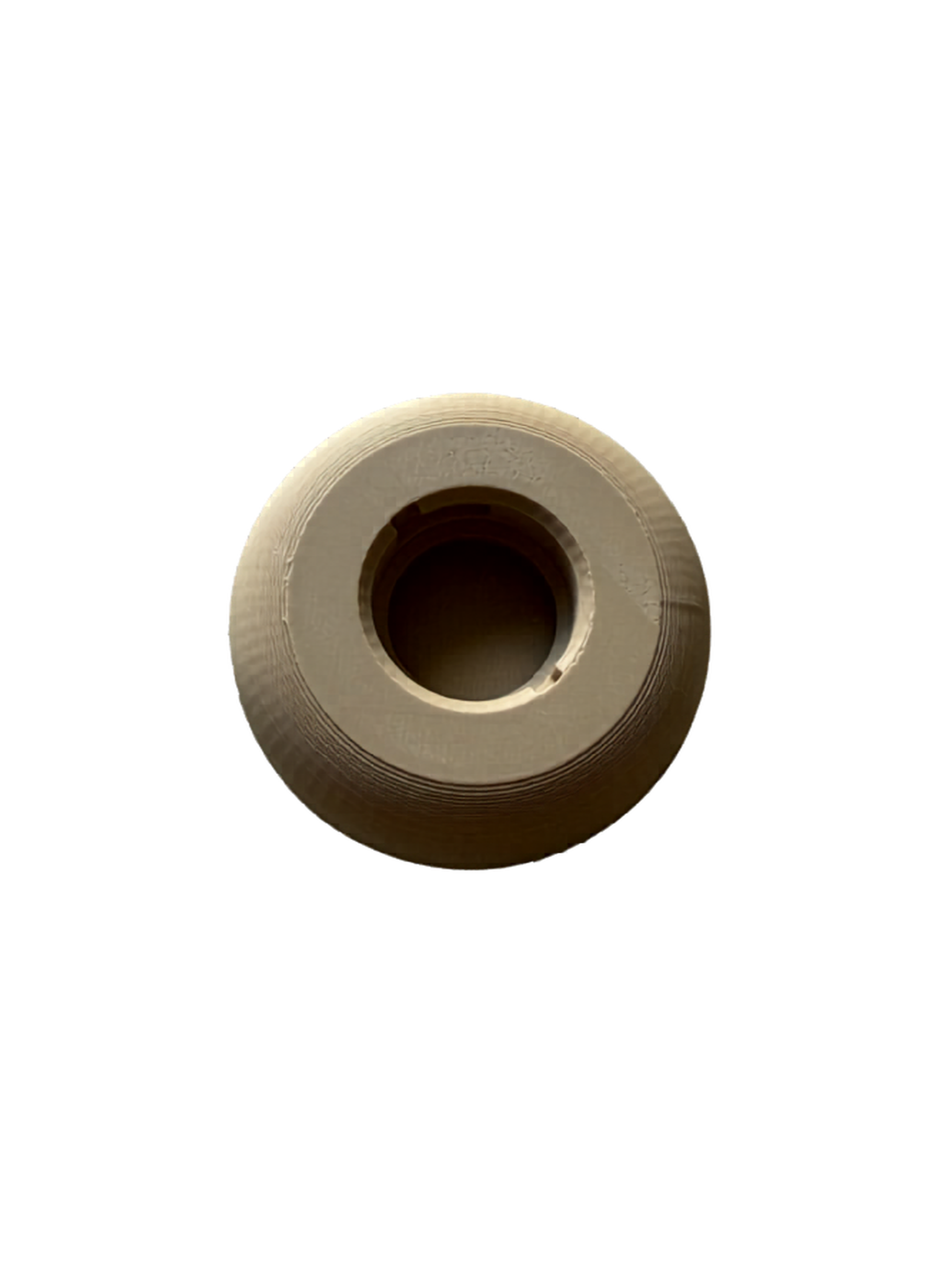 Stapelbare kandelaar basis beige.