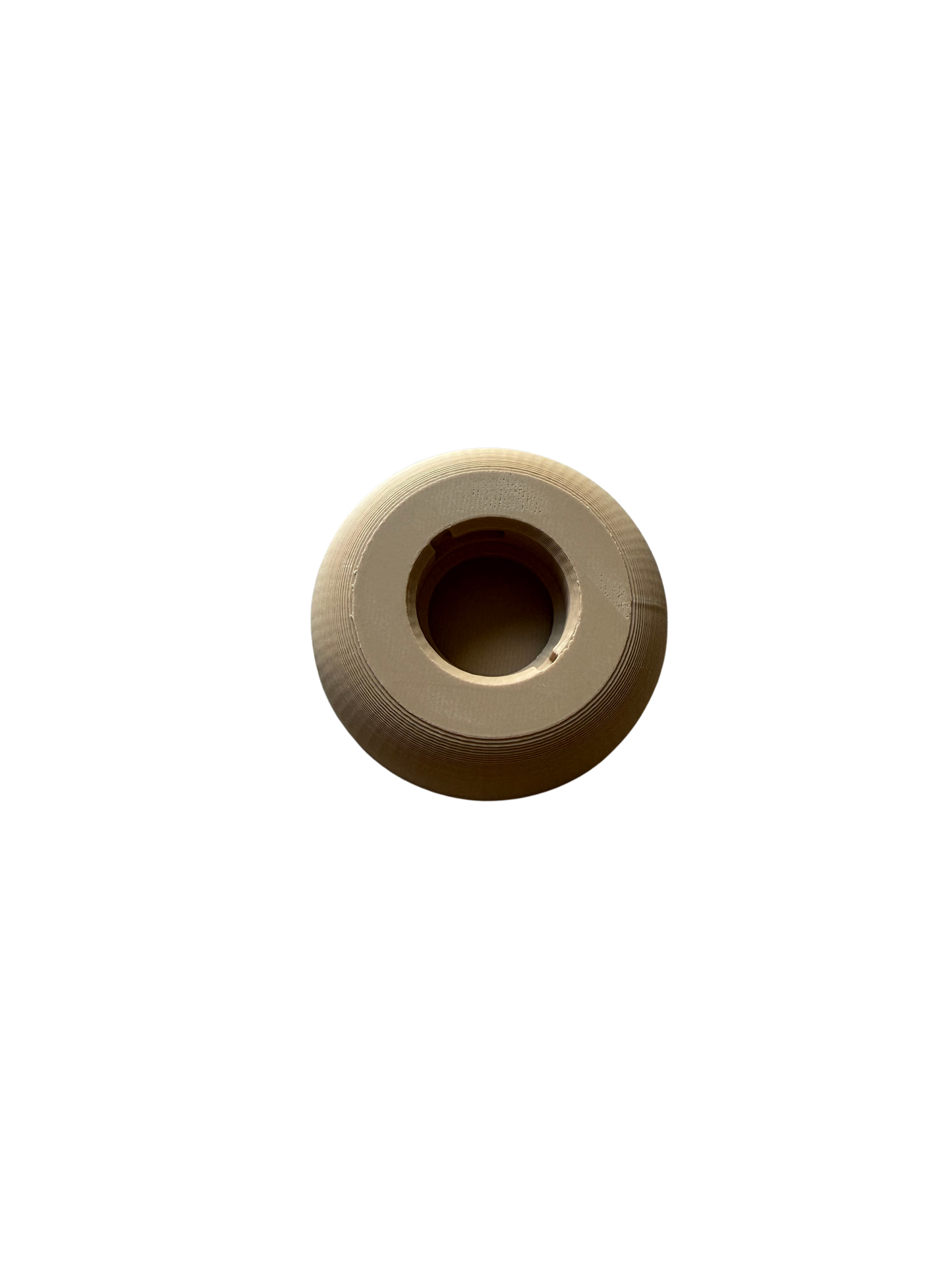 Stapelbare kandelaar basis kleur beige.