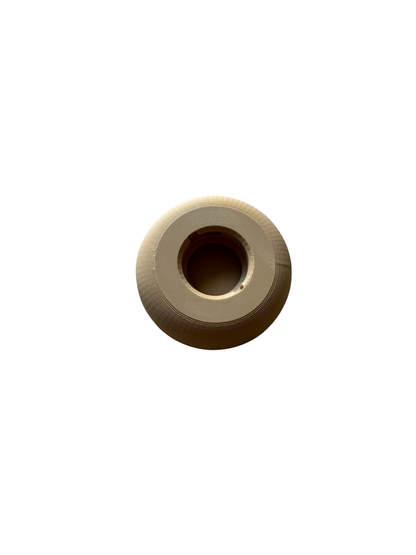 Stapelbare kandelaar basis kleur beige.