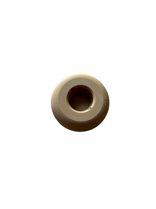 Stapelbare kandelaar basis kleur beige.