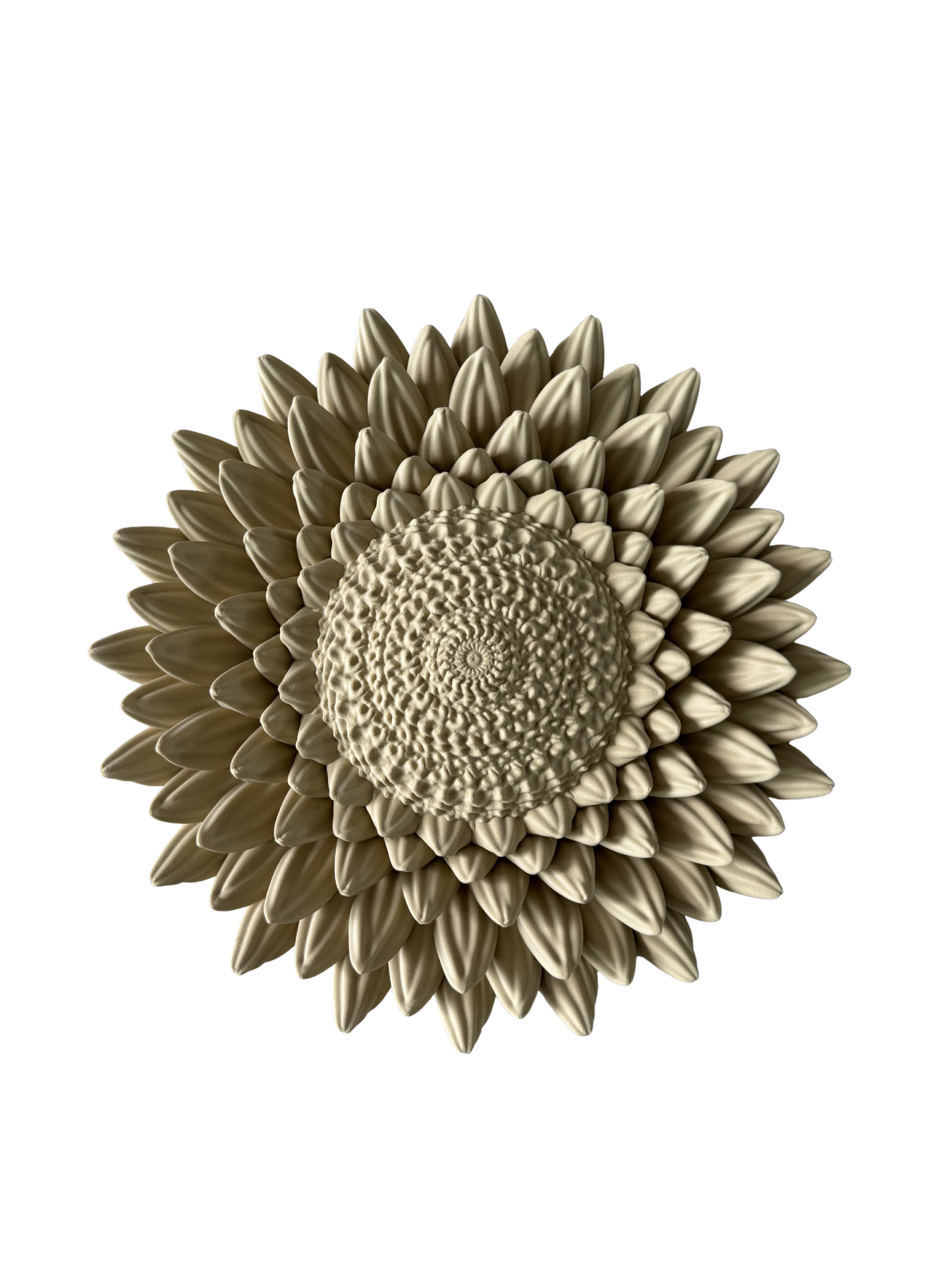 Wandbord Zonnebloem - Beige