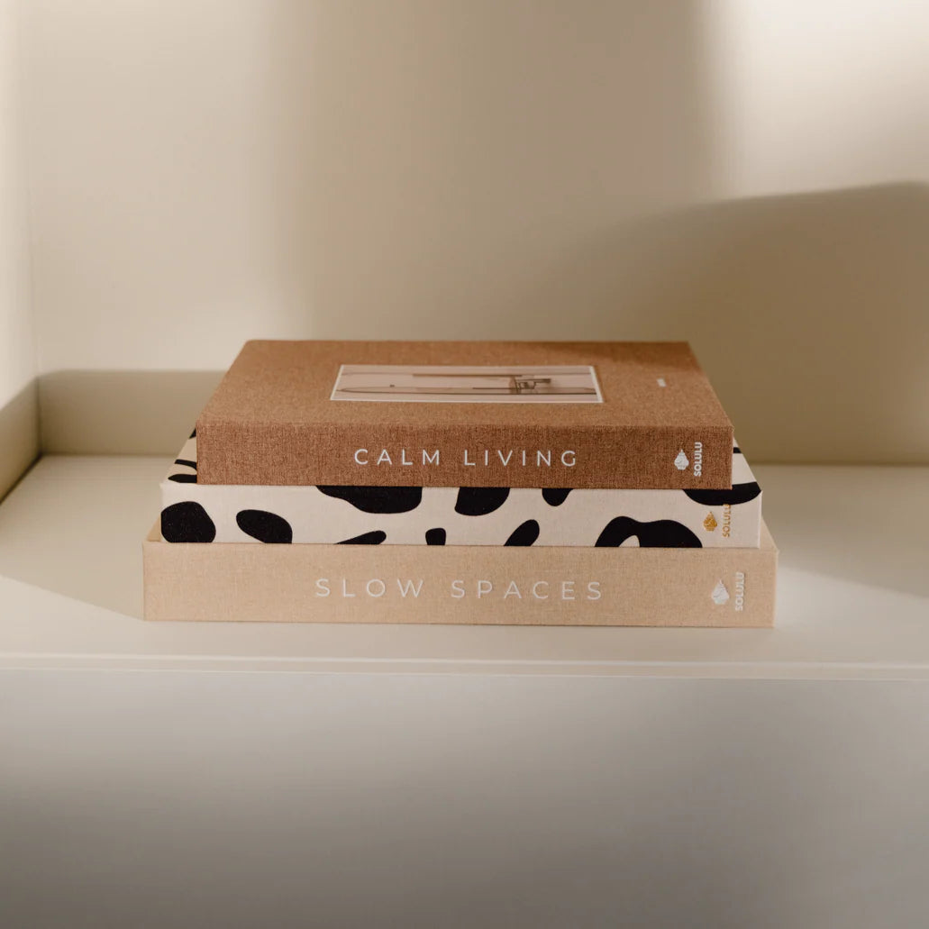 Calm Living opbergboek M gestapeld met andere opbergboeken.