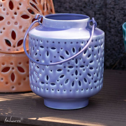 Windlicht Fem Lilac buiten ter inspiratie.