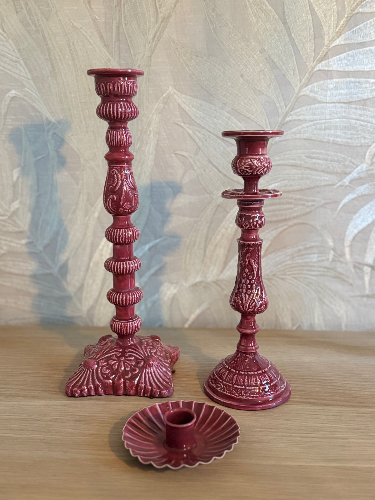 Kandelaar Loren Burgundy