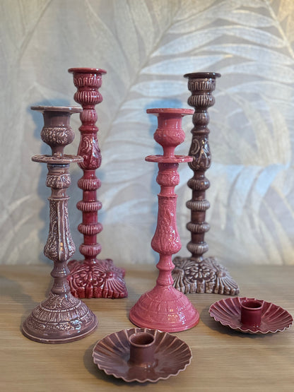 Kandelaar Loren Burgundy