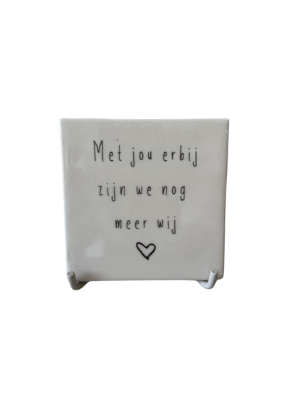 Tegeltje kraamcadeau