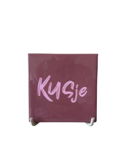 Tegel kusje 