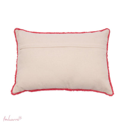 kussen ibiza beige rood roze