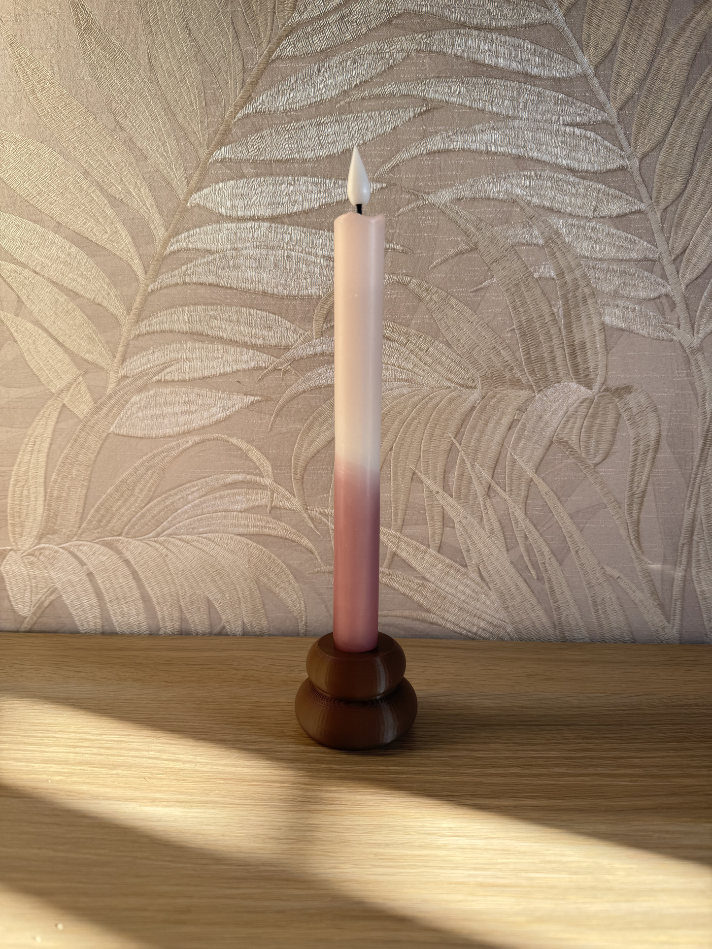 Led kaars - flamingo chestnut