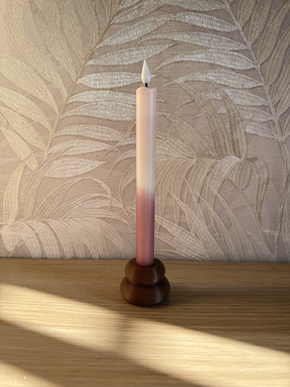 Led kaars - flamingo chestnut
