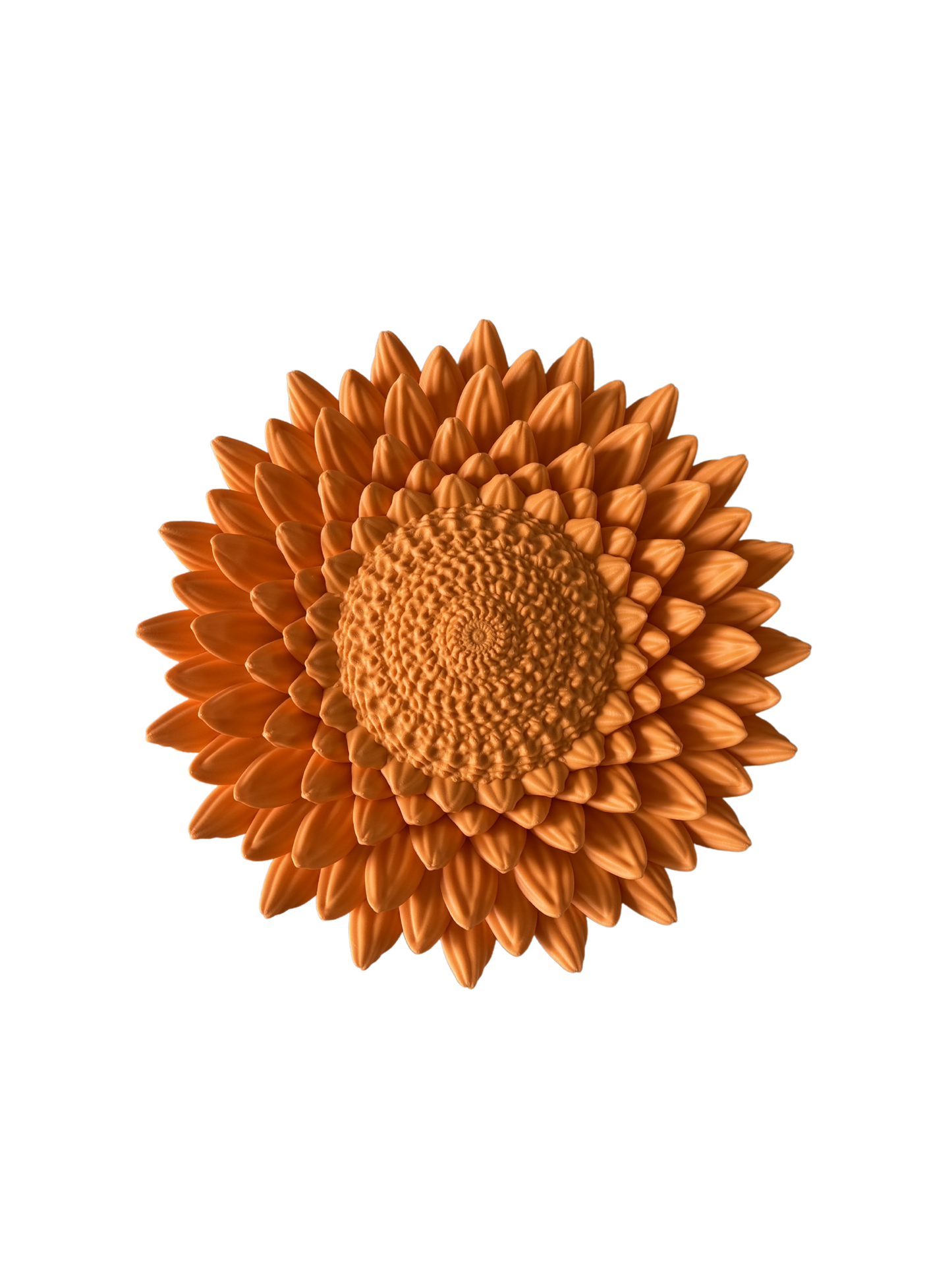 Wandbord Zonnebloem - Oranje