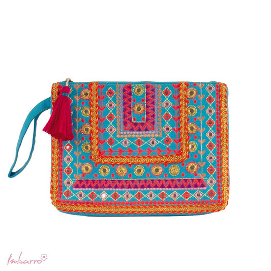 Pouche toillettas ibiza blauw