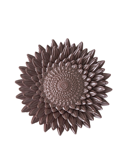 Wandbord Zonnebloem - Rose goud