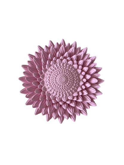 Wandbord Zonnebloem - Roze