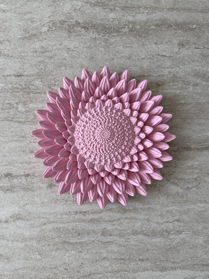 Wandbord Zonnebloem - Roze