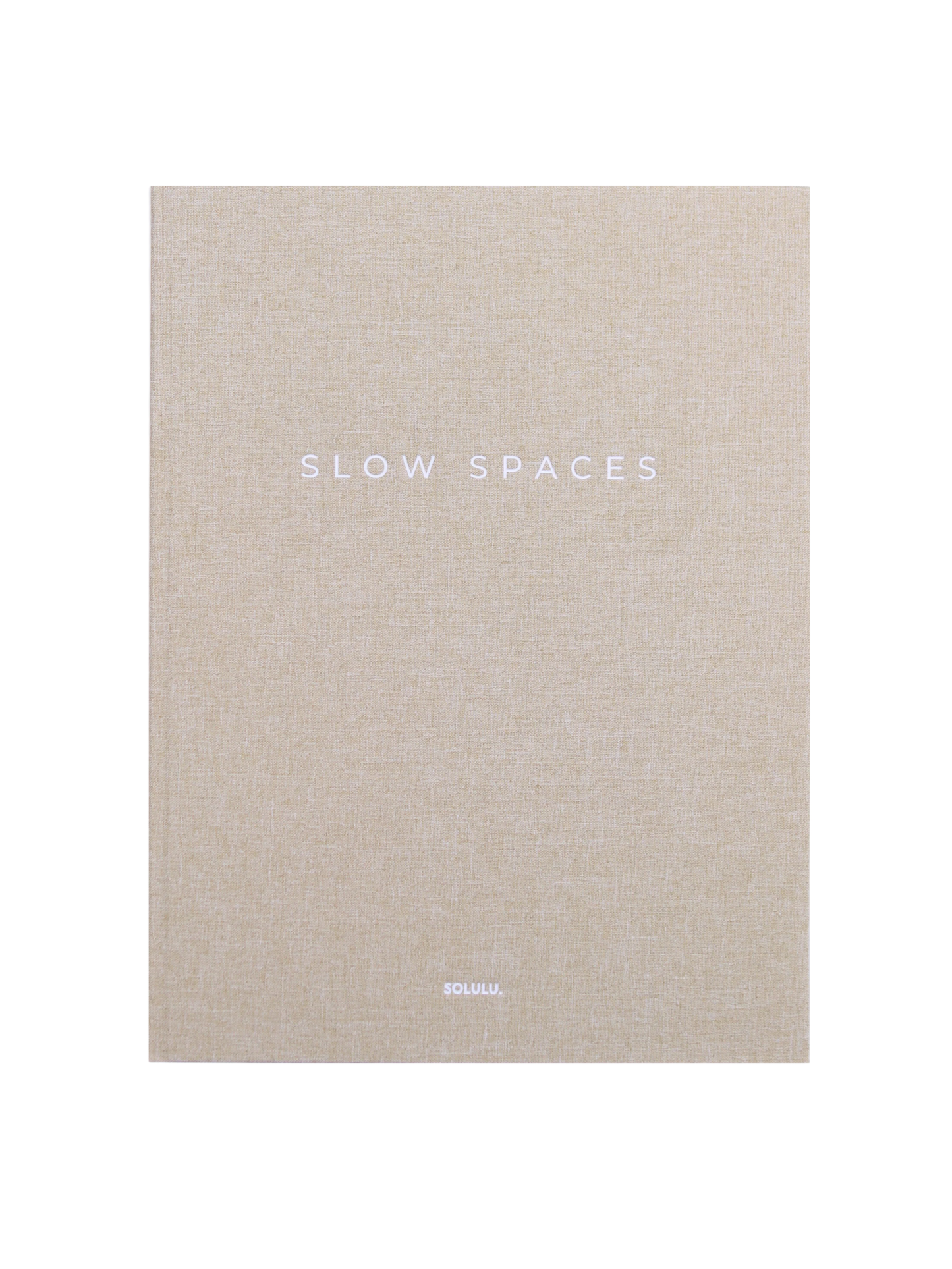 Slow Spaces opbergboek XL voorkant.