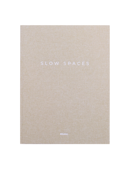 Slow Spaces opbergboek XL voorkant.