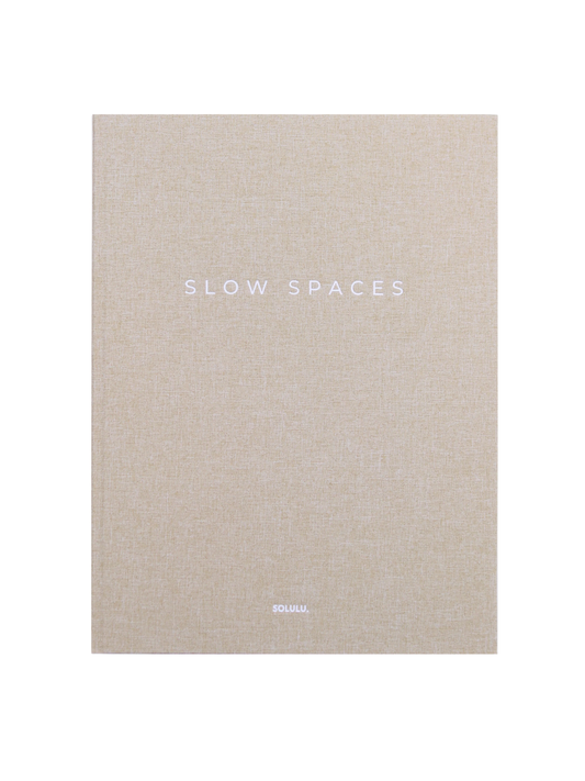 Slow Spaces opbergboek XL voorkant.