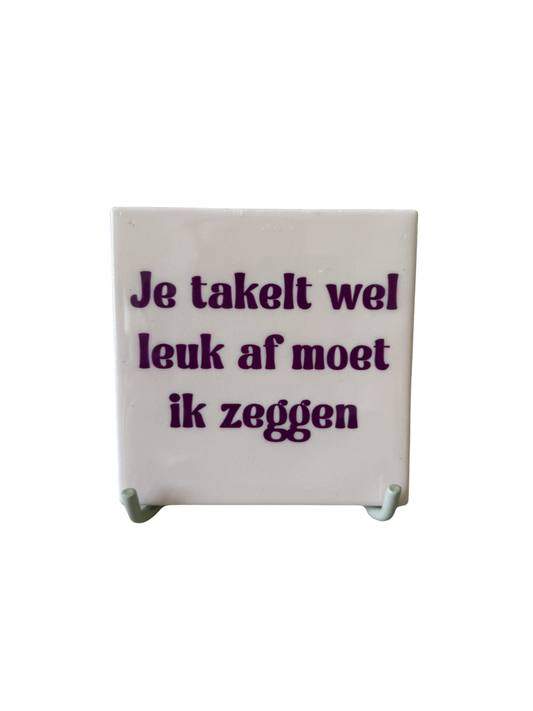 Tegel decoratie 