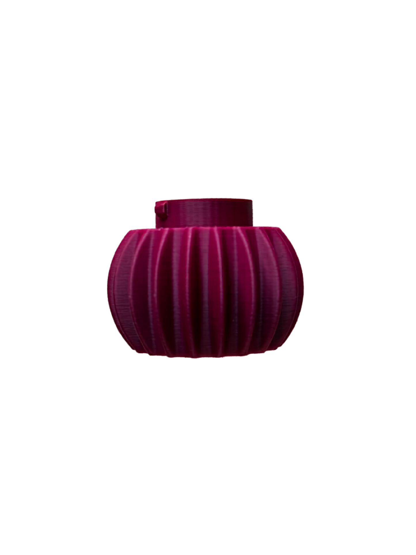 Stapelbare kandelaar vorm kleur donker roze.