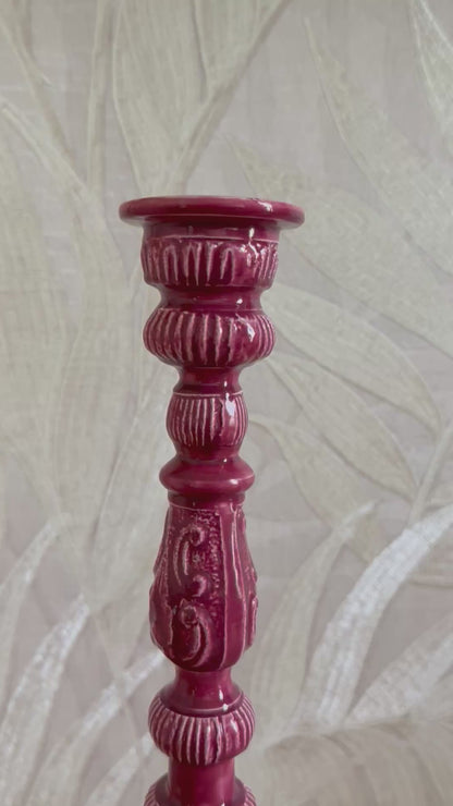 Kandelaar Loren Burgundy